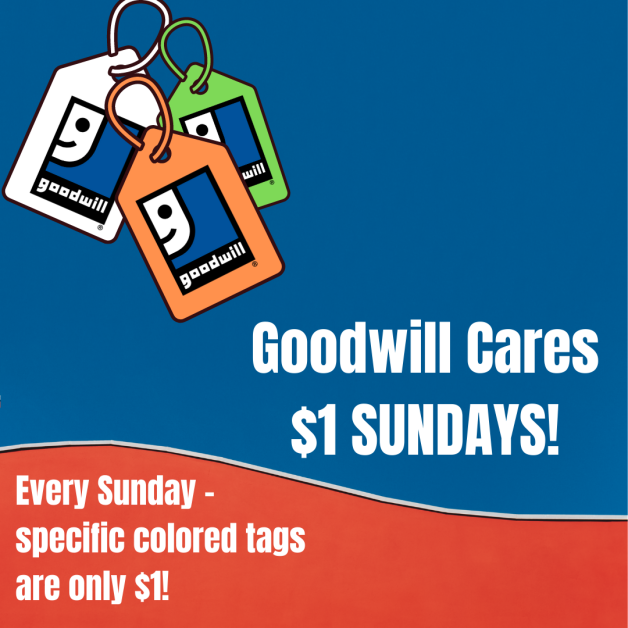 Goodwill Announces 1 Sunday Promotion